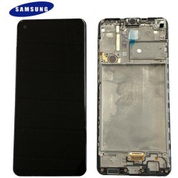 LCD Samsung A217F Galaxy A21s GH82-23089A GH82-22988A Nero