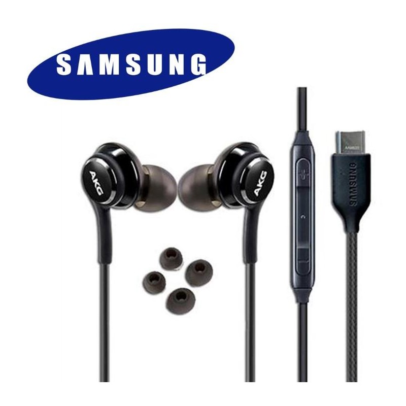 Auricolari Samsung EO-IC100BBE AKG Tipo-C Neri in Bulk