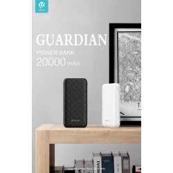 Power Bank Guardian 20.000 mAh 2 Uscite 5 volt 2.1A. Nero