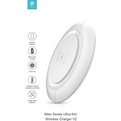 Carica Allen wireless Sistema Qi Rapido 5-7.5-10 Watt Bianco