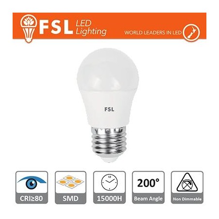 Lampada Sfera - 7,5W 4000K E27