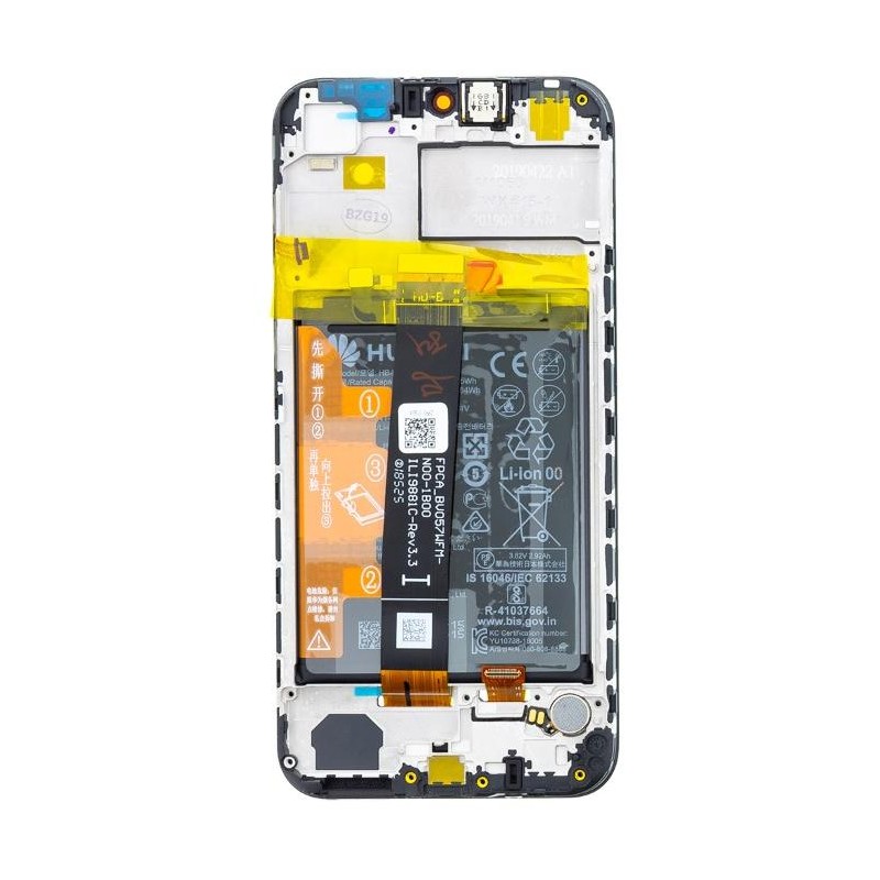 Huawei Y5 2019 LCD Display con Frame Nero (Service Pack)