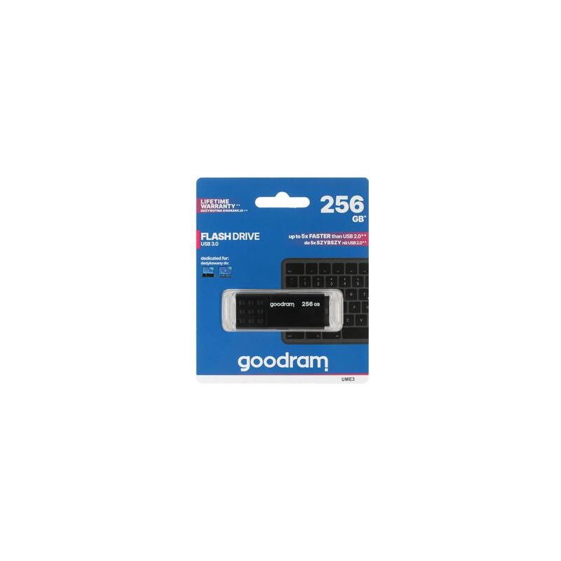 Pendrive GoodRAM 256GB BLACK USB 3.0 - retail blister