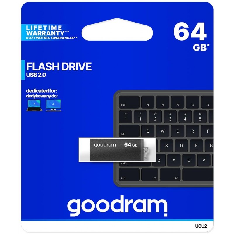 Pendrive GoodRAM 64GB UCU2 USB 2.0 - retail blister