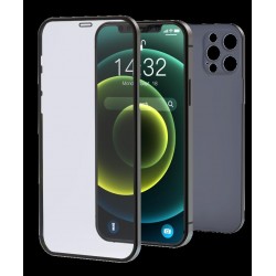 Cover & Vetro Totale protezione per iPhone 12 Nero