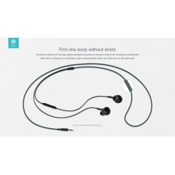 Auricolari Smart Stereo 3.5mm con controllo remoto Bianco