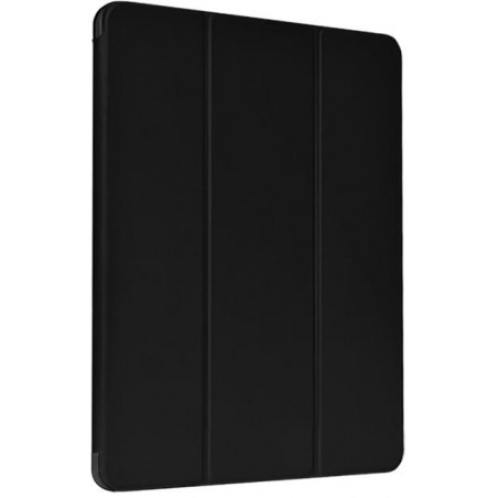 Cover iPad Pro 12.9 2021 in pelle con supporto pencil Nera