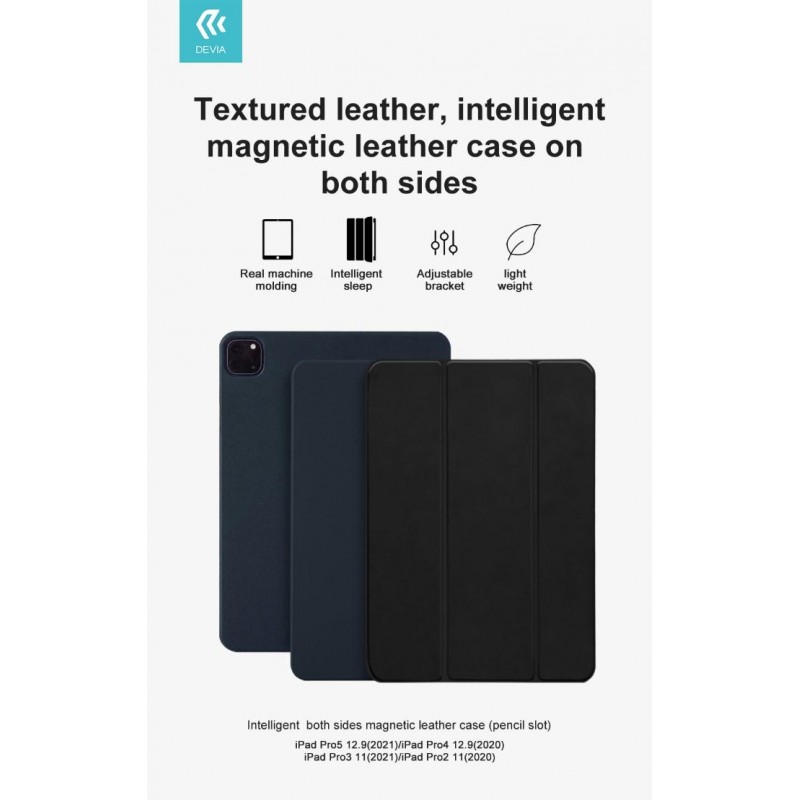 Cover magnetica iPad Pro3 11 2021 & iPad Pro2 11 2020 Blu