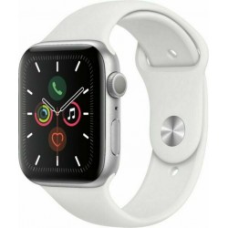 Apple Watch Series 5 44mm Silver/White Wifi A2093 Usato G A