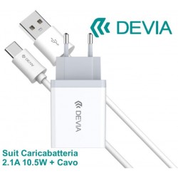 Suit Carica Batteria 2,1A e Cavo Usb Type C