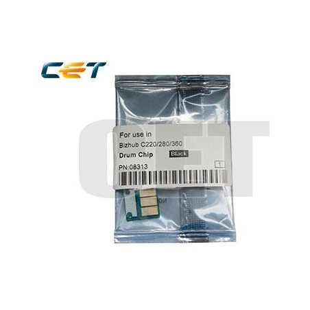 CET Drum Chip Black Konica Minolta Bizhub C220,C280,C360