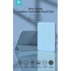 Cover Rosy per iPad 10 10.9 2022 con supporto Pencil Azzurra