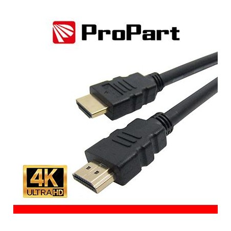 Cavo HDMI 2.0 High Speed 4K 3D con Ethernet 0.5m SP-SP NERO