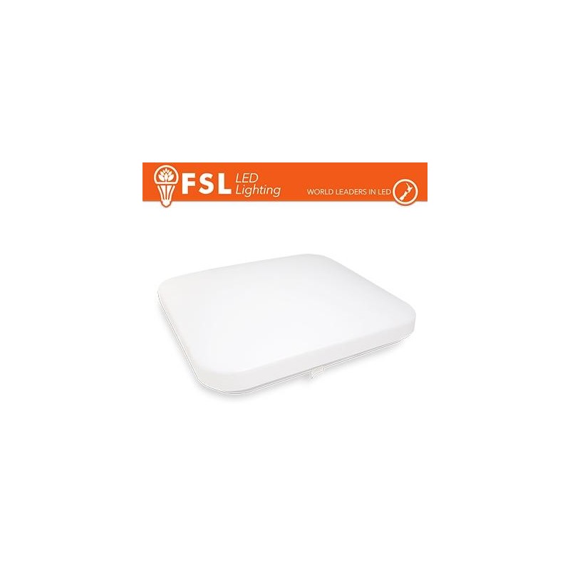 Plafoniera Quadrata LED IP20 25W 3000K 33x6,8cm