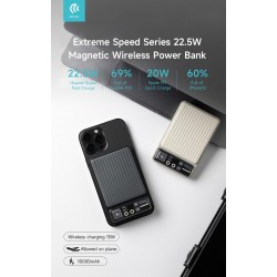 Power bank carica rapida 22.5w wireless magnetico 10.000mah