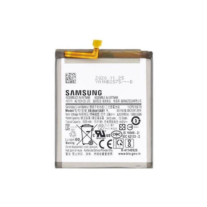 EB-BA415ABY Samsung A41 Battery Li-Ion 3500mAh SM-A415F Bulk