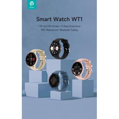 DEVIA Smart Watch modello WT1 APP DaFit Rosa