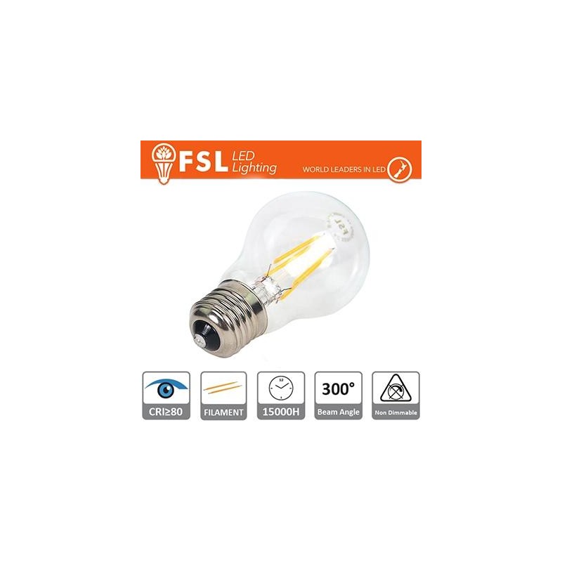 Lampada Filamento Goccia - 7W 2700K E27 700LM