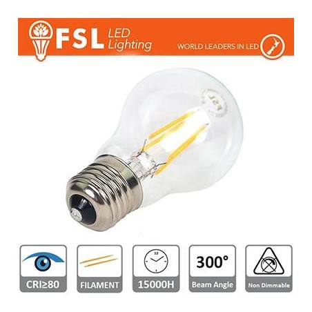 Lampada Filamento Goccia - 7W 2700K E27 700LM