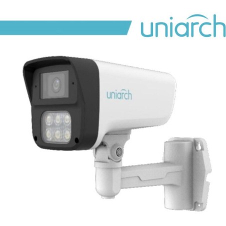 3MP Uniarch Bullet IPCamera,Ottica 4.0mm, Dual Light