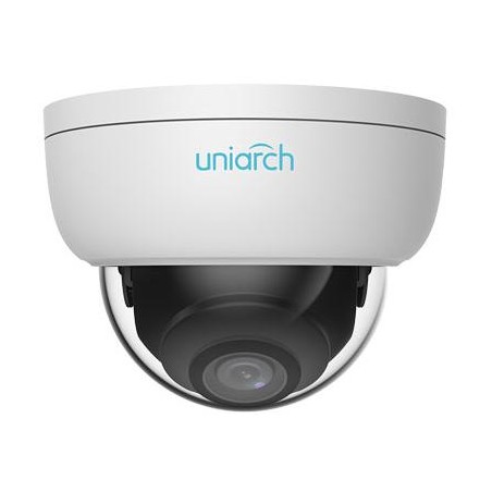 2MP Uniarch Minidome IPCamera, Ottica 2.8mm Ultra265, Ik10