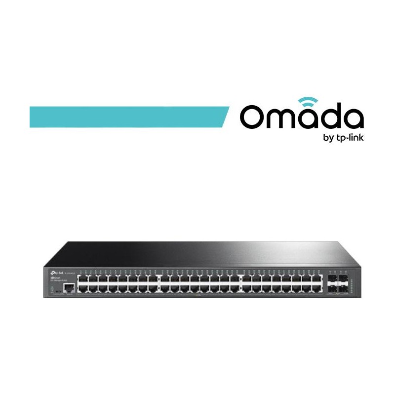 Omada Switch Managed L2+ con 48 Porte Gigabit e 4 Slot SFP+