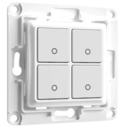 Shelly Wall switch 4 - Interruttore da parete 4 tasti bianco