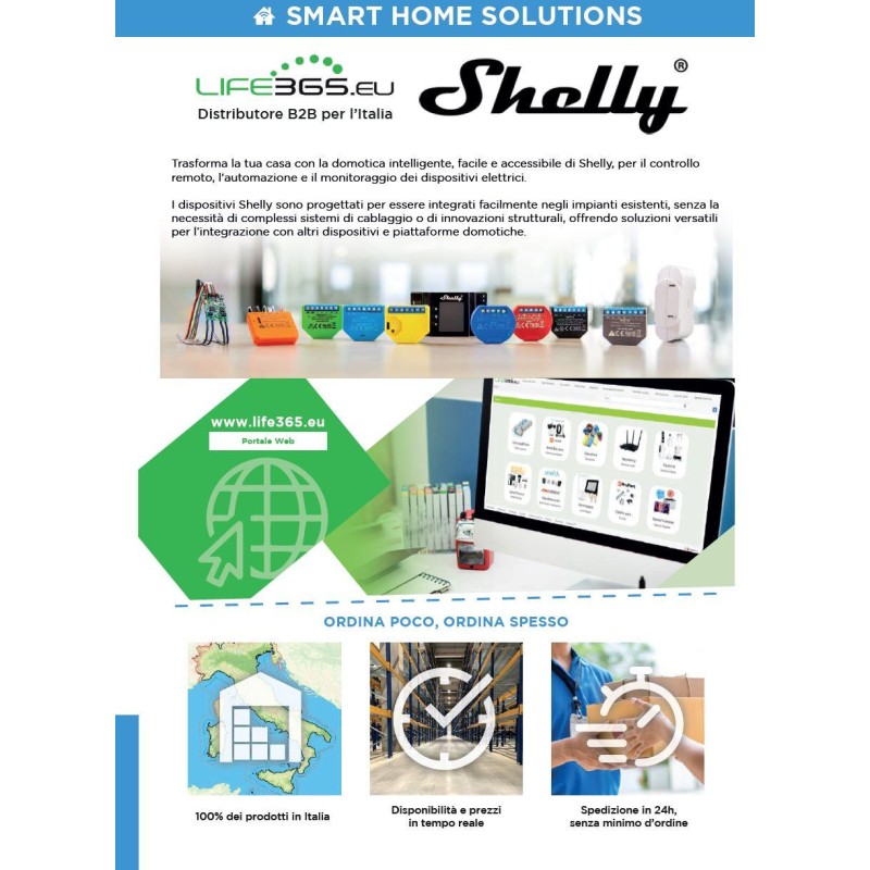 Brochure Shelly gamma in Italiano