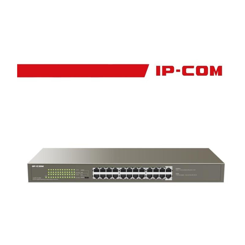 IP-COM Switch 24 porte Gbit da rack 250W - G1124P-24-250W