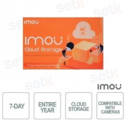 Imou New Cloud Storage Basic - Abbonamento Cloud 7gg per un anno