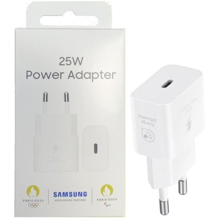 Caricabatteria Originale Samsung EP-T2510NWE 25W Bianco