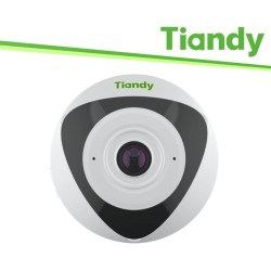 Tiandy Telecamera Fisheye Pro 5MP 1.4mm, Tripwire, Heatmap, PoE, IP67 - TC-C35VN