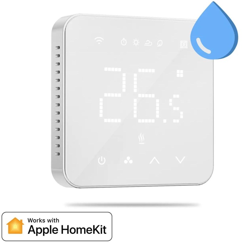 Meross Termostato da parete Smart Wi-Fi riscaldamento ad acqua Apple HomeKit