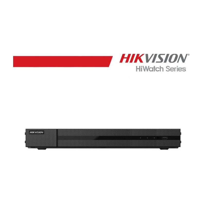 Hikvision-HiWatch NVR 8 canali 4K, 2 slot HDD, 80/160Mbps - HWN-5208MH(AI)