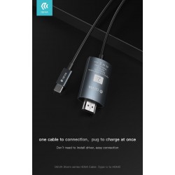 Cavo Adattatore Serie Storm da HDMI a Tipo-C Nero