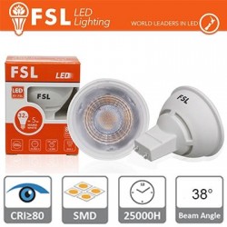 GU10 Lampadina LED - 6,5W 3000K 500LM 38° CRI80 Dimmerabile