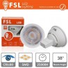 GU10 Lampadina LED - 6,5W 6500K 520LM 38° CRI80 Dimmerabile