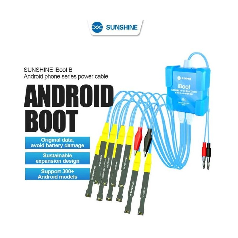 Sunshine iBoot B cavo di alimentazione cc per avvio smartphones Android