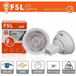 MR16 Lampadina LED - 6W 6500K 520LM 38º CRI80   AC/DC 12V