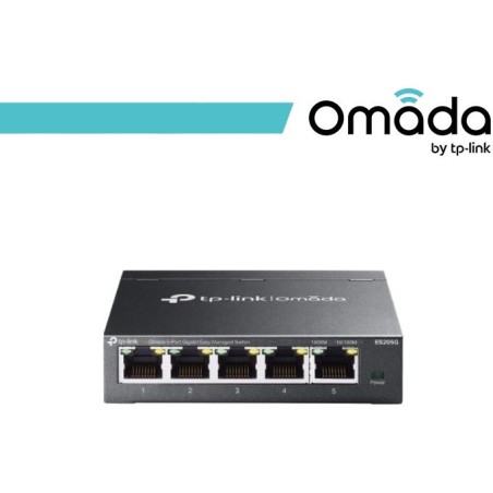 Omada Switch Easy Managed 5 Porte Gigabit - ES205G