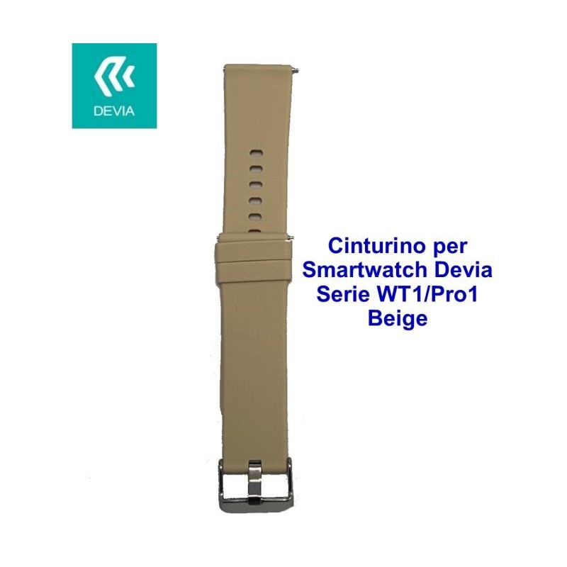 Cinturino per smartwatch Devia Serie WT1 / Pro1 Beige