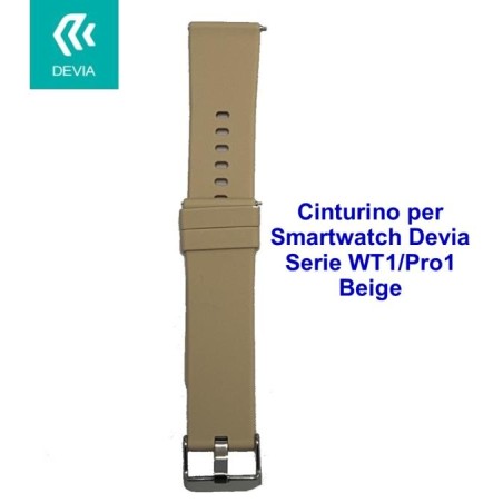 Cinturino per smartwatch Devia Serie WT1 / Pro1 Beige