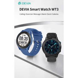 DEVIA Smart Watch WT3 IP67 modello Z123 Blu