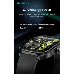 DEVIA Smart Watch WT4 IP67 modello JX627J Nero