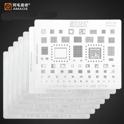 Stencil Reballing universali AMAOE per iPhone 5-14 Pro Max