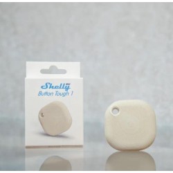 Shelly BLU Button Tough 1 Ivory - Pulsante Smart Bluetooth IP54 Bianco