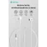 Auricolari Devia Smart A3 con Mic e Controllo 1.2 mt Bianco