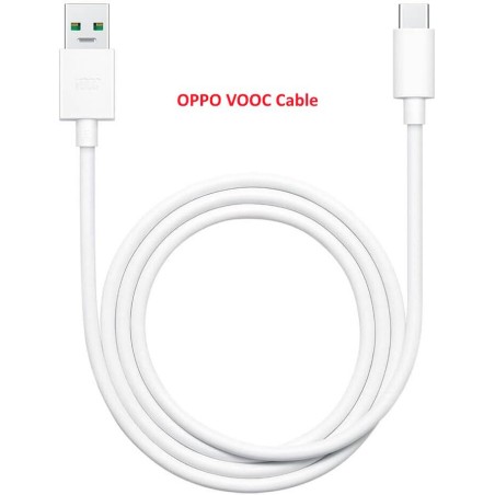 OPPO VOOC Cable USB-A to USB-C 65W 1 Metro White