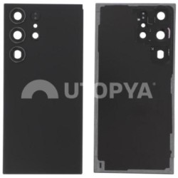 Cover posteriore nera Galaxy S23 Ultra (S918B) (Senza logo)