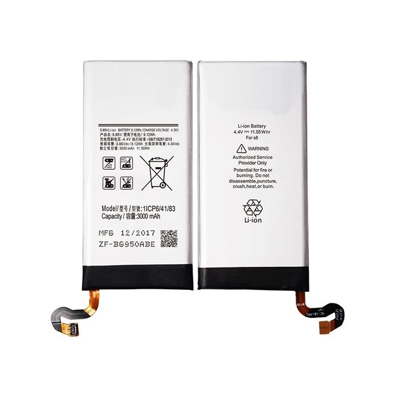 Batteria Compatibile Samsung S8 EB-BG950ABE 3000mAh